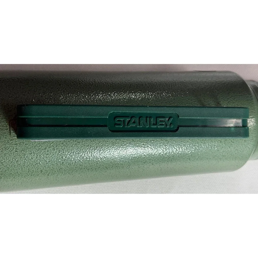Vintage Aladdin Stanley Thermos A-944DH Hammertone Green 1 Quart Vacuum Bottle - Picture 3 of 13